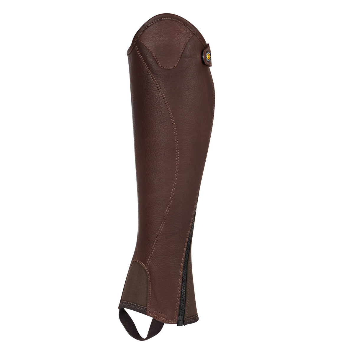 Polainas unisex de cuero suave con cremallera lateral Equestro