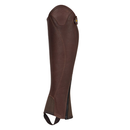 Polainas unisex de cuero suave con cremallera lateral Equestro