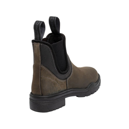 Botines modelo Nyx en cuero din. Crazy Horse Equestro - Brown/Black