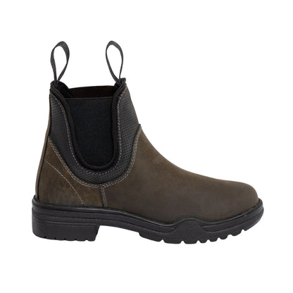 Botines modelo Nyx en cuero din. Crazy Horse Equestro - Brown/Black