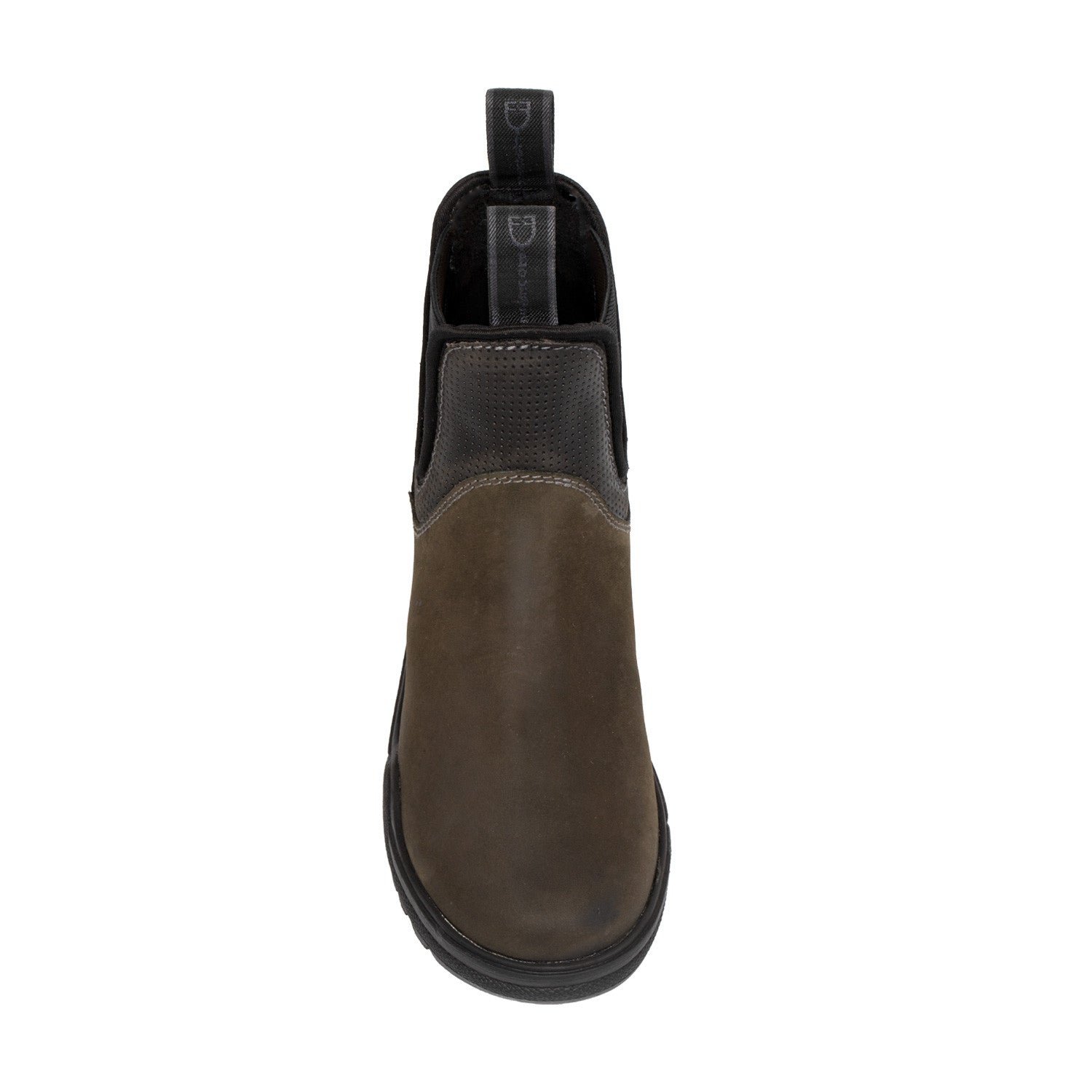 Botines modelo Nyx en cuero din. Crazy Horse Equestro - Brown/Black