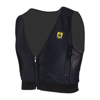 Espaldera nivel 2 unisex con pecho acolchado Equestro - Negro