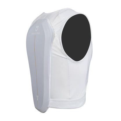 Espaldera nivel 2 unisex con pecho acolchado Equestro - Blanco