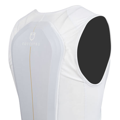 Espaldera nivel 2 unisex con pecho acolchado Equestro - Blanco