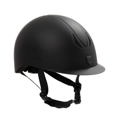 Casco unisex Azael con rueda trasera homologación EN 1384-2023 Equestro - Black/Black