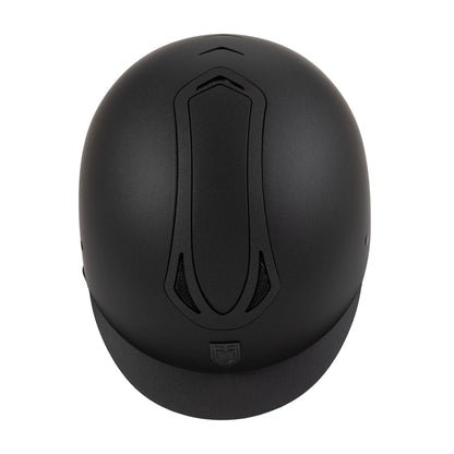 Casco unisex Azael con rueda trasera homologación EN 1384-2023 Equestro - Black/Black