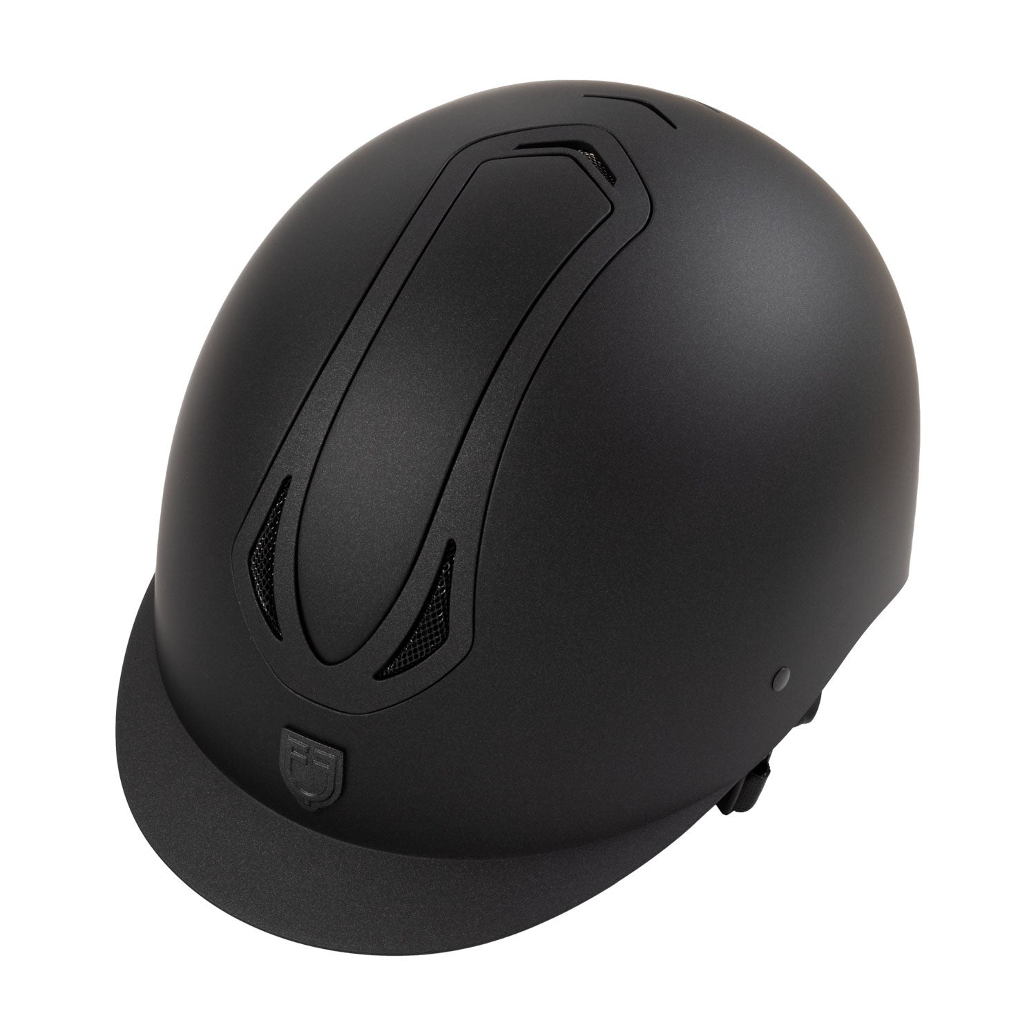 Casco unisex Azael con rueda trasera homologación EN 1384-2023 Equestro - Black/Black