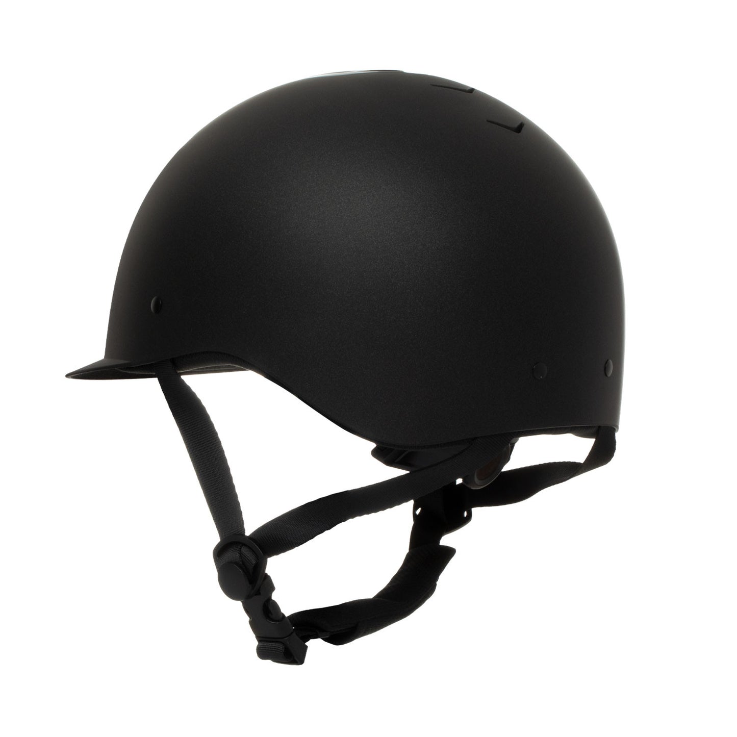 Casco unisex Azael con rueda trasera homologación EN 1384-2023 Equestro - Black/Black Shiny