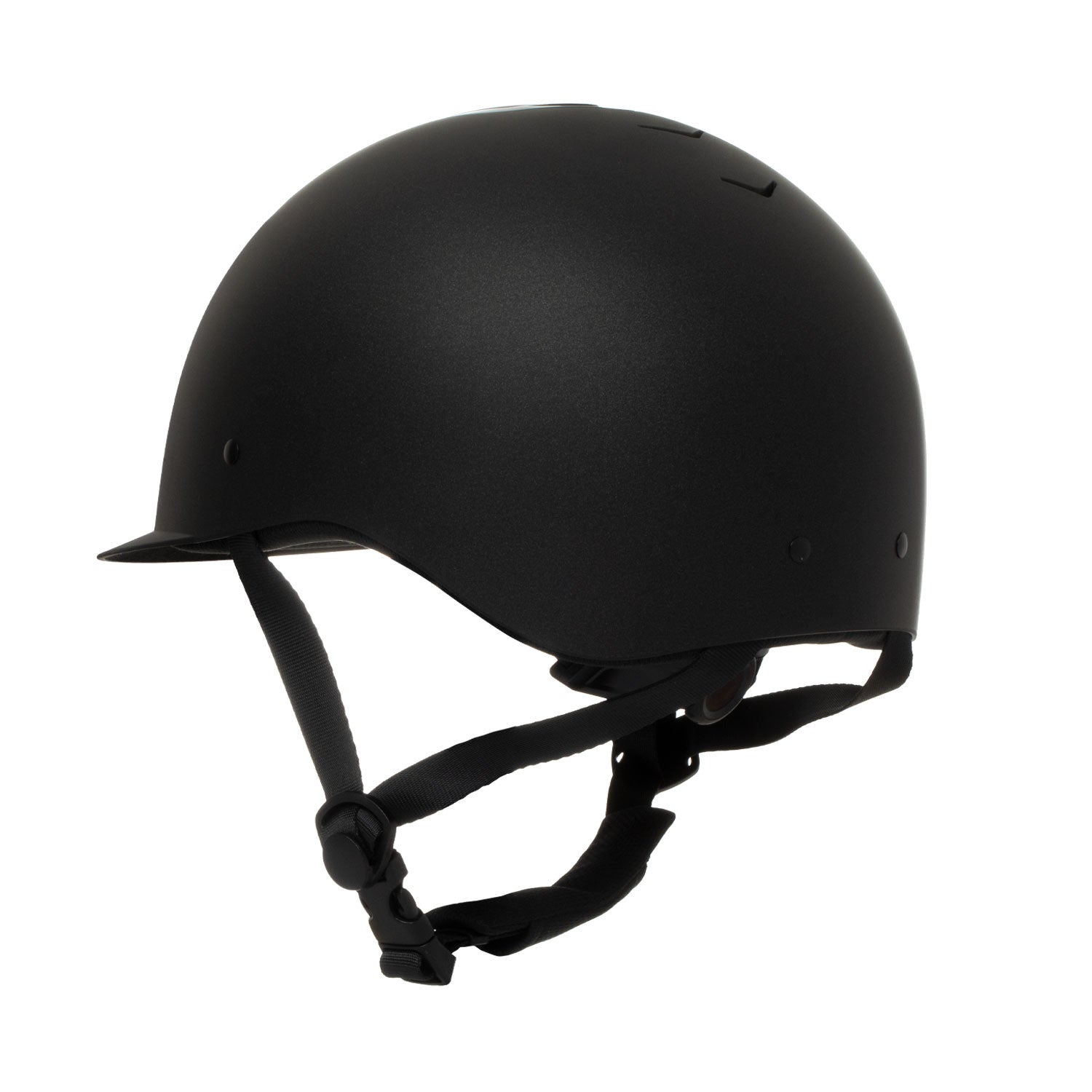 Casco unisex Azael con rueda trasera homologación EN 1384-2023 Equestro - Black/Black Shiny