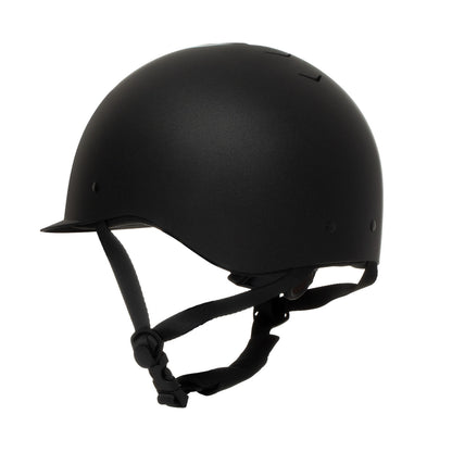 Casco unisex Azael con rueda trasera homologación EN 1384-2023 Equestro - Black/Black Shiny