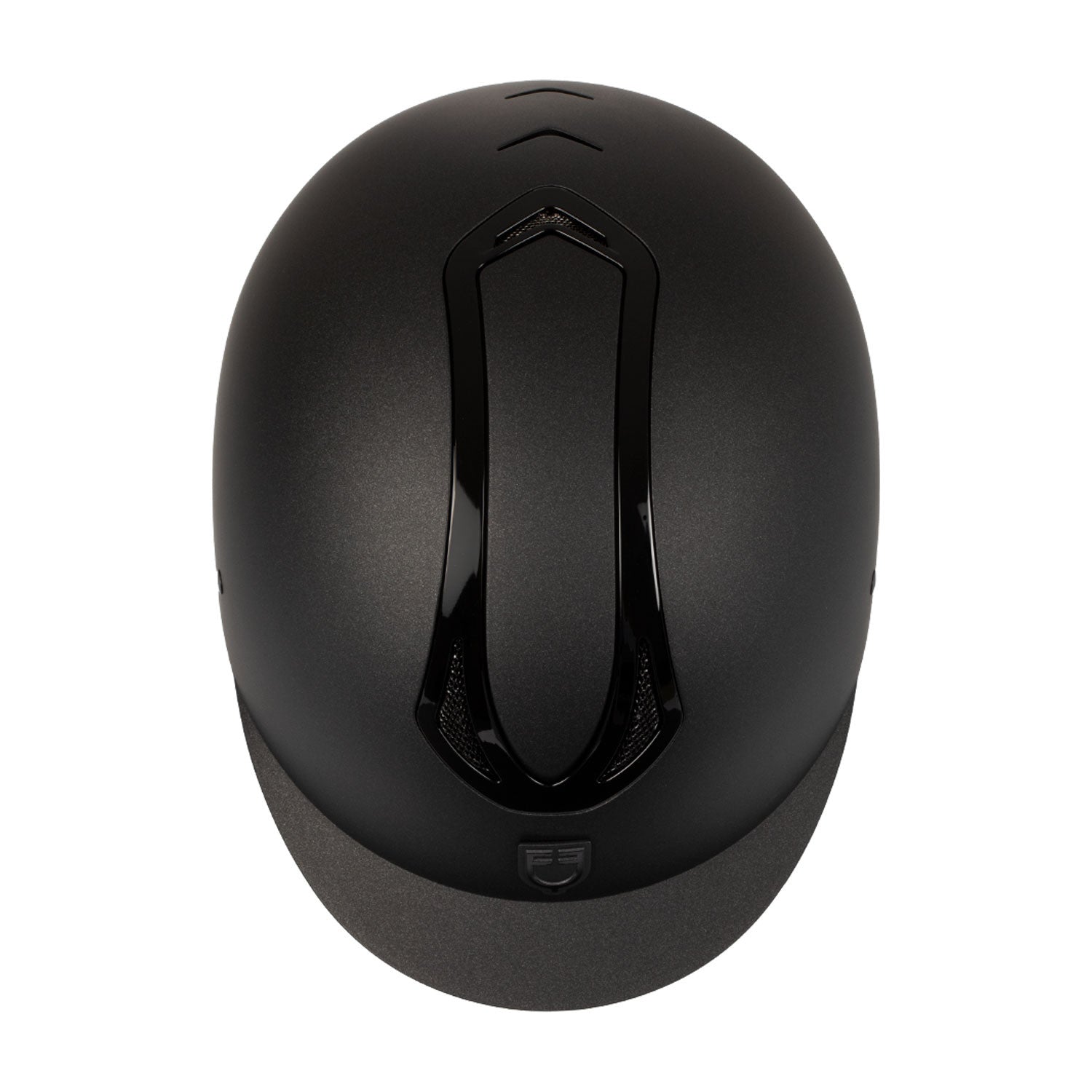 Casco unisex Azael con rueda trasera homologación EN 1384-2023 Equestro - Black/Black Shiny