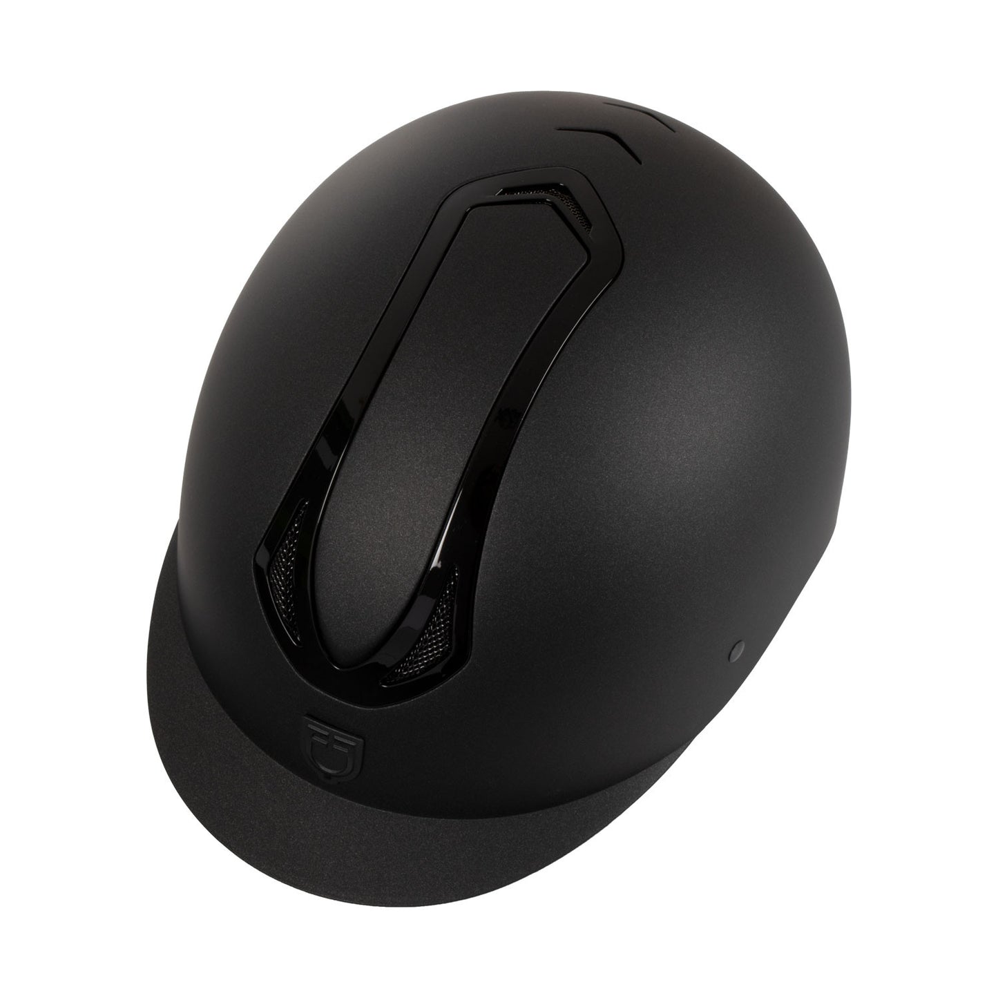 Casco unisex Azael con rueda trasera homologación EN 1384-2023 Equestro - Black/Black Shiny