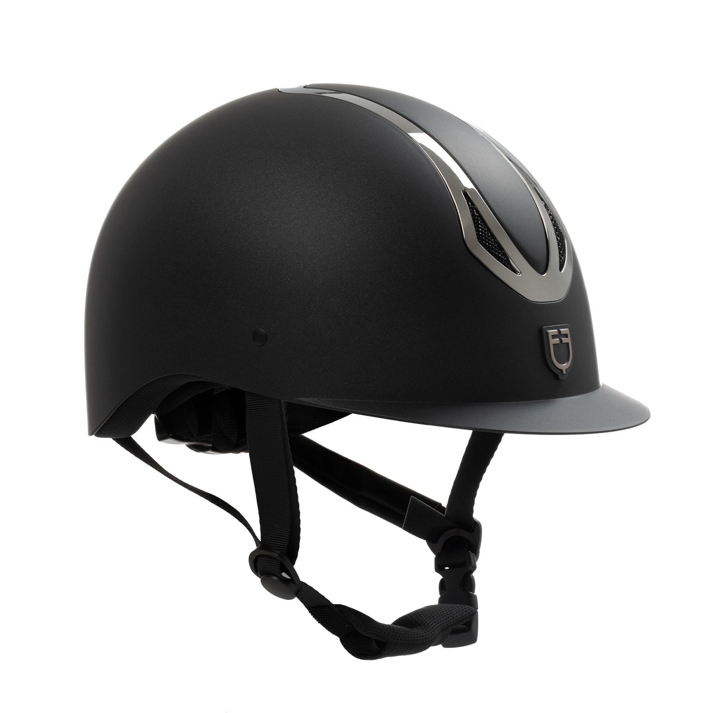 Casco unisex Azael con rueda trasera homologación EN 1384-2023 Equestro - Black/Gunmetal