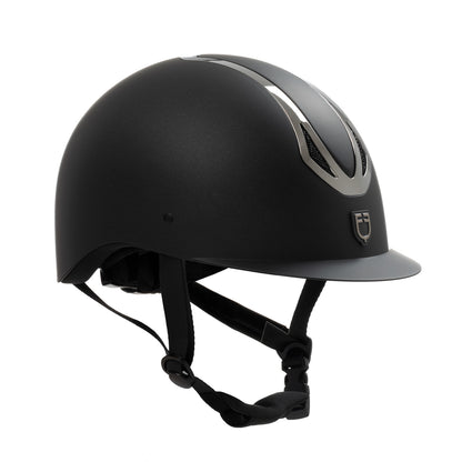 Casco unisex Azael con rueda trasera homologación EN 1384-2023 Equestro - Black/Gunmetal