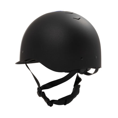 Casco unisex Azael con rueda trasera homologación EN 1384-2023 Equestro - Black/Iridescent