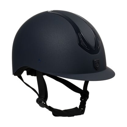 Casco unisex Azael con rueda trasera homologación EN 1384-2023 Equestro - Navy/Navy Shiny