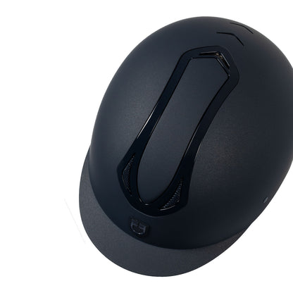 Casco unisex Azael con rueda trasera homologación EN 1384-2023 Equestro - Navy/Navy Shiny