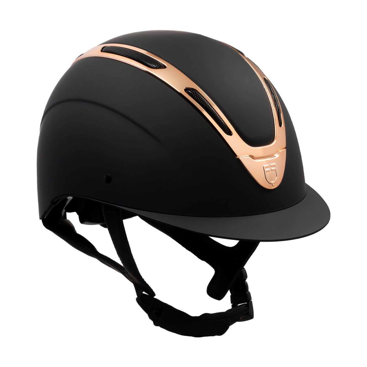 Casco Apocalipse unisex Equestro - Black/Rose Gold