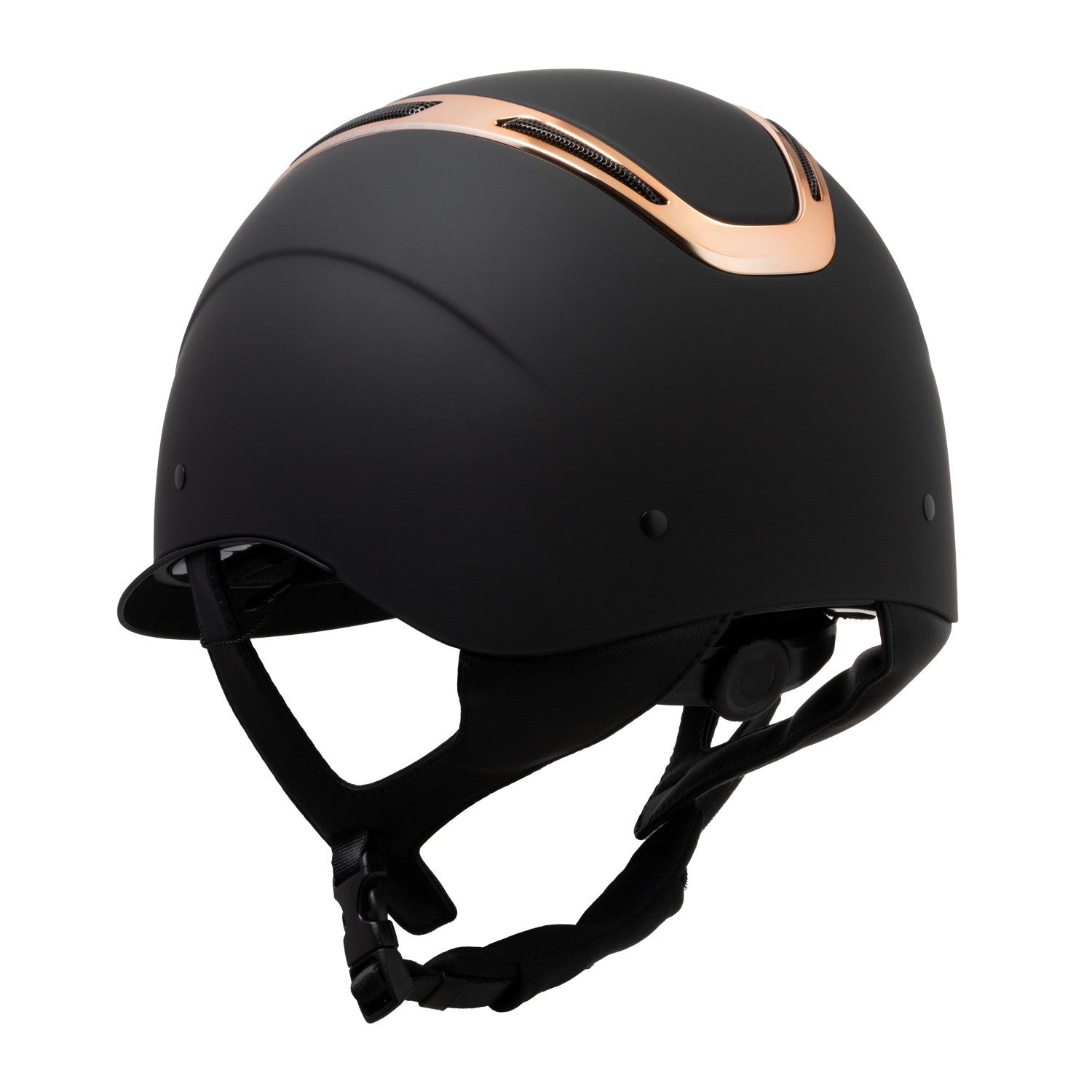 Casco Apocalipse unisex Equestro - Black/Rose Gold
