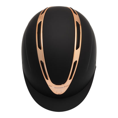 Casco Apocalipse unisex Equestro - Black/Rose Gold