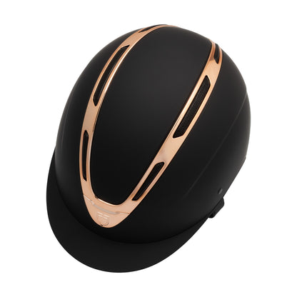 Casco Apocalipse unisex Equestro - Black/Rose Gold