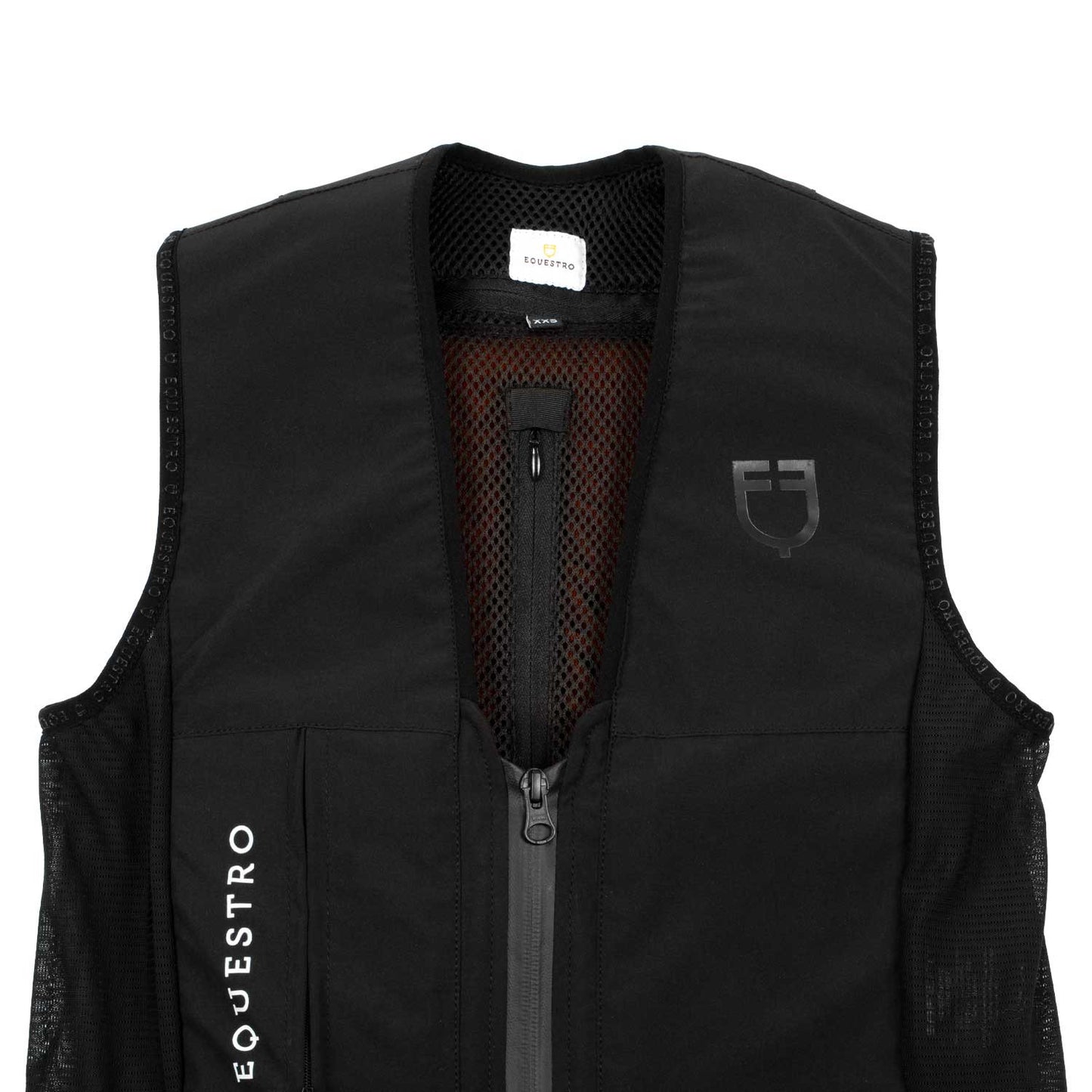 Chaleco airbag con protección trasera nivel 2 Equestro - Negro