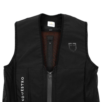 Chaleco airbag con protección trasera nivel 2 Equestro - Negro