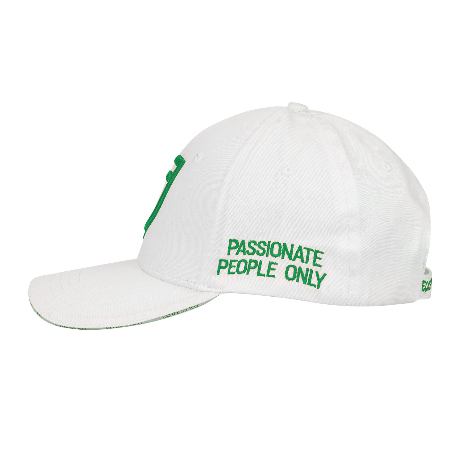 Gorra unisex de béisbol Equestro - White/Green