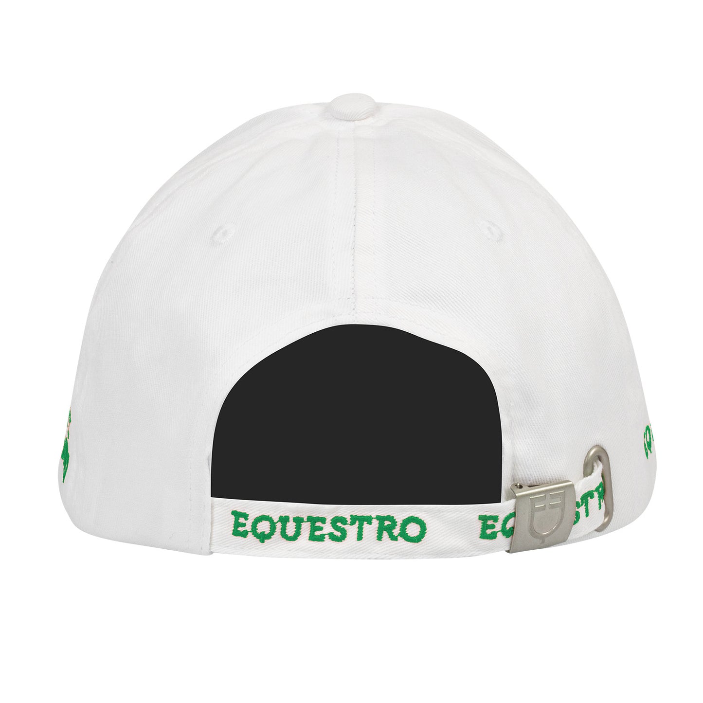 Gorra unisex de béisbol Equestro - White/Green