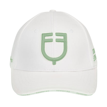 Gorra unisex de béisbol Equestro - White/Light Green