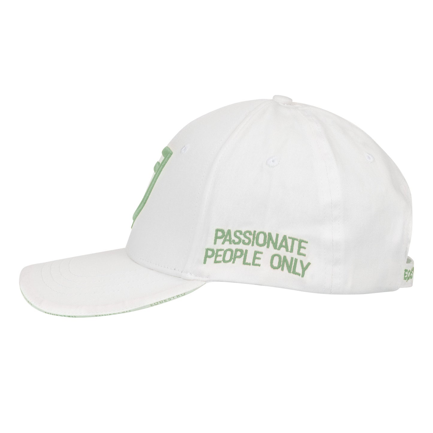 Gorra unisex de béisbol Equestro - White/Light Green