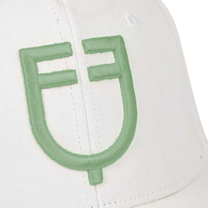 Gorra unisex de béisbol Equestro - White/Light Green