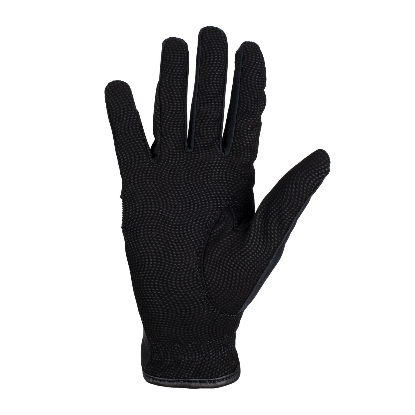 Guantes de tejido técnico con logo multicolor Equestro - Black/Marron