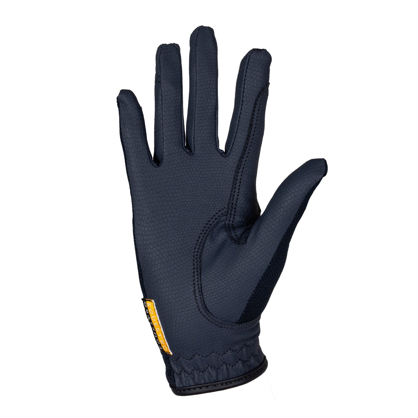 Guantes unisex de tejido técnico y malla Equestro - Azul marino