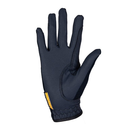 Guantes unisex de tejido técnico y malla Equestro - Azul marino