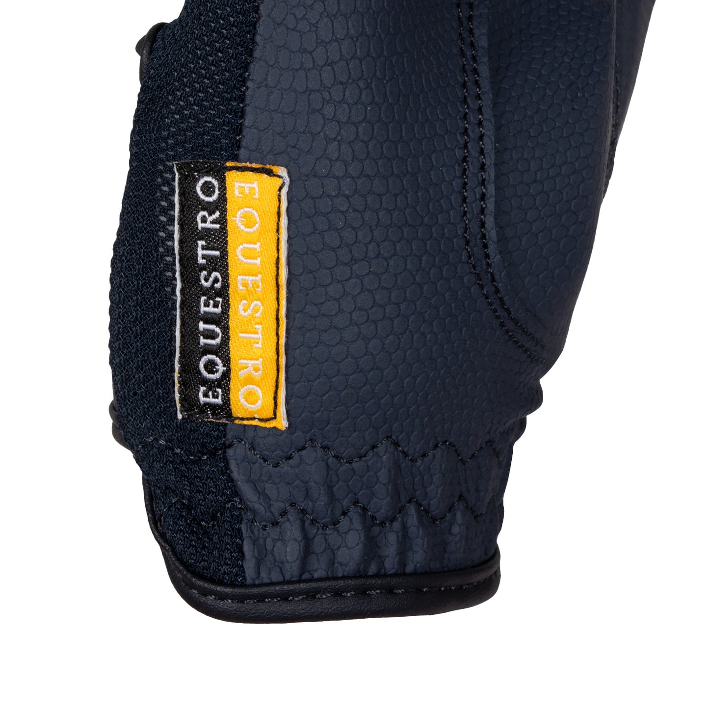 Guantes unisex de tejido técnico y malla Equestro - Azul marino