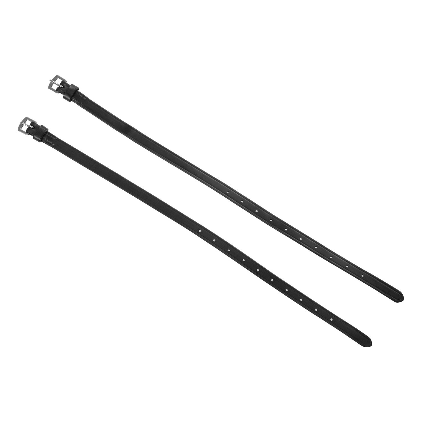 Correa de cuero para espuelas Equestro - Negro
