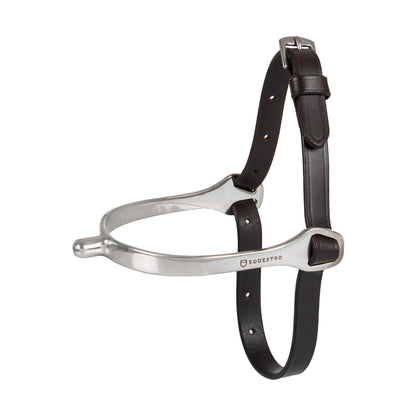 Correa de cuero para espuelas Equestro - Marrón oscuro
