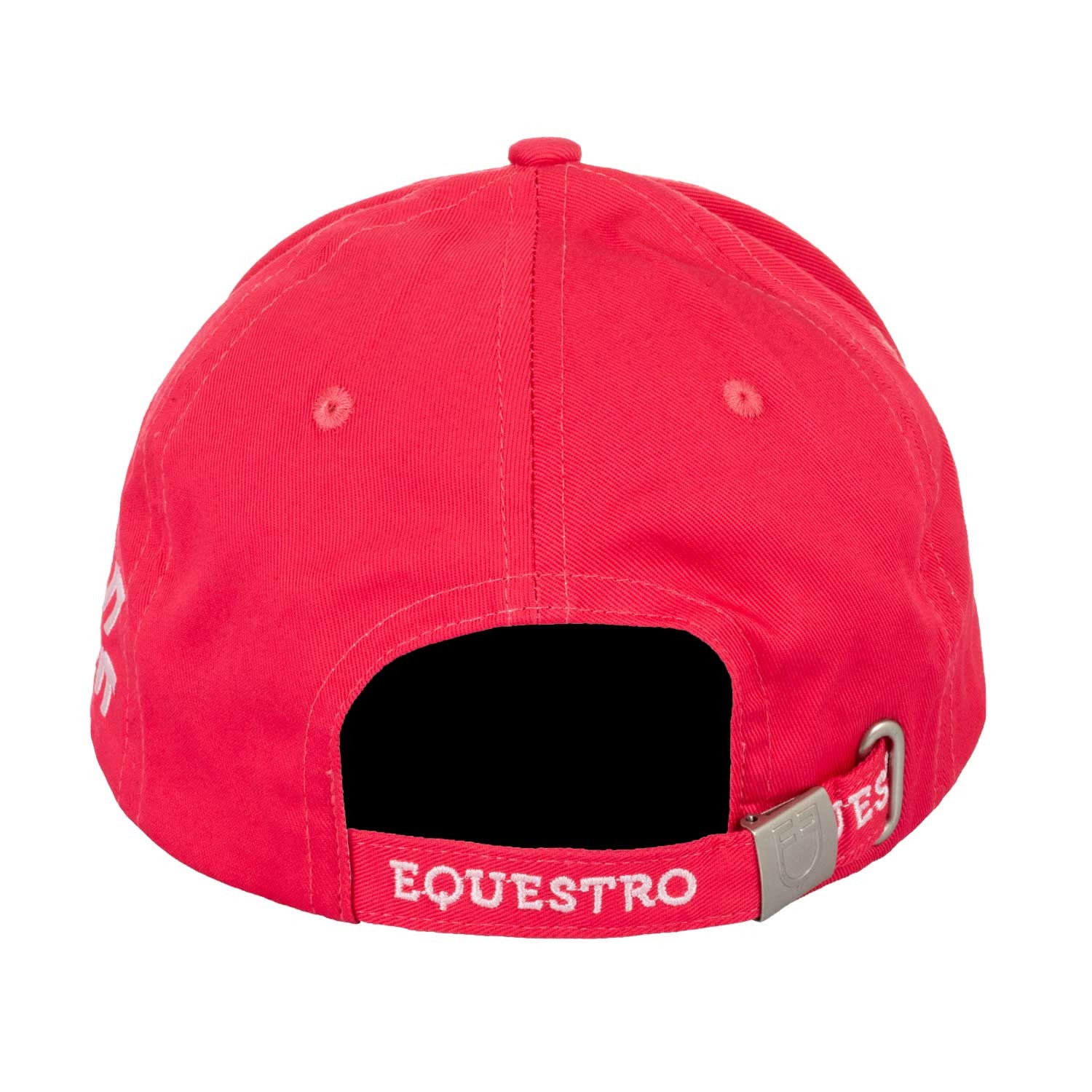 Gorra de béisbol con logo en parche de felpa Equestro - Honeysuckle (18-2120)/Ballerina