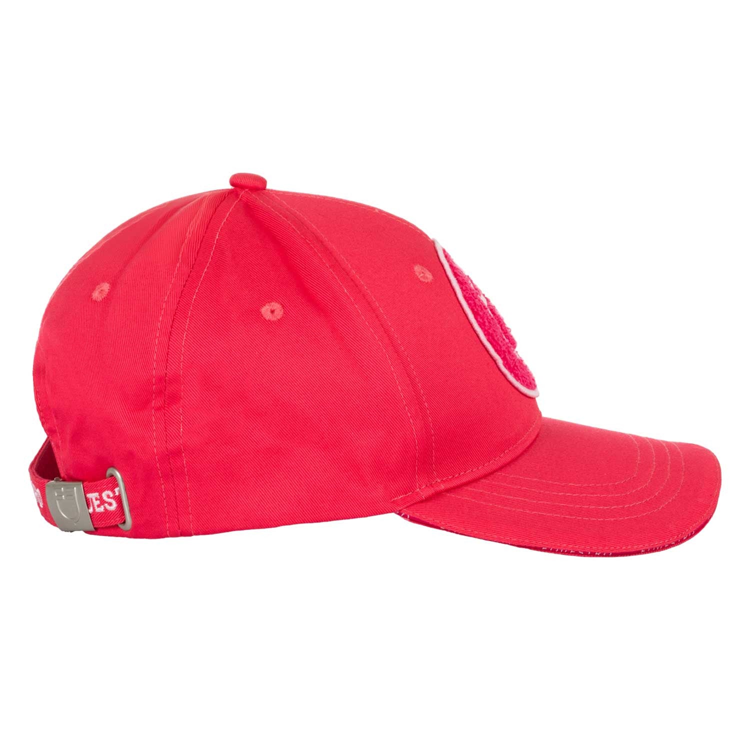 Gorra de béisbol con logo en parche de felpa Equestro - Honeysuckle (18-2120)/Ballerina