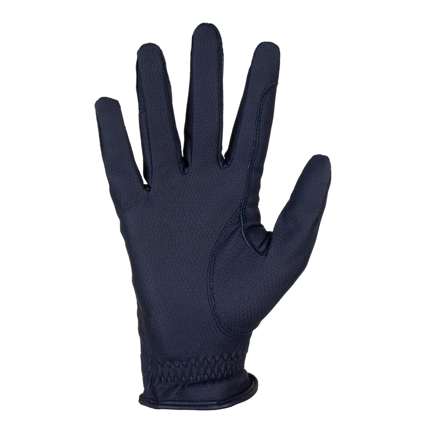 Guantes unisex de cuero sintético con cierre de velcro Equestro - Azul marino