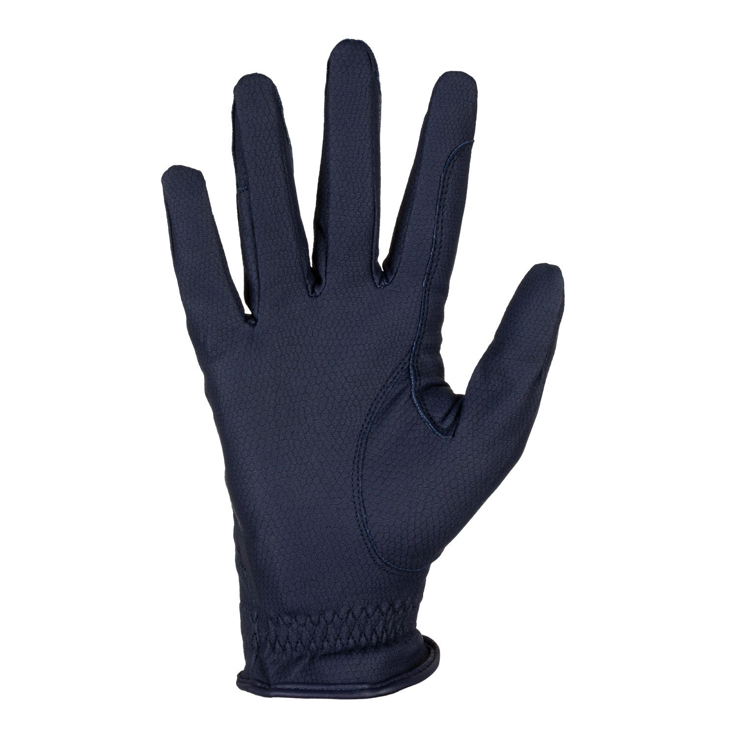Guantes unisex de cuero sintético con cierre de velcro Equestro - Azul marino