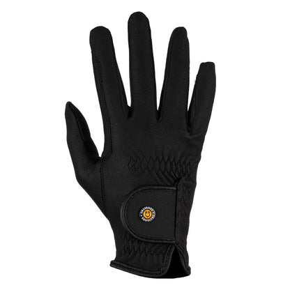 Guantes unisex de piel sintética con acolchado y cierre de velcro Equestro