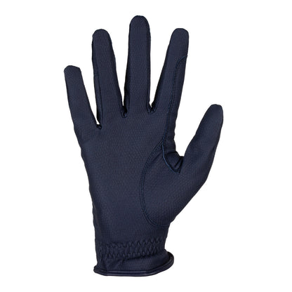 Guantes unisex de piel sintética con acolchado y cierre de velcro Equestro - Azul marino