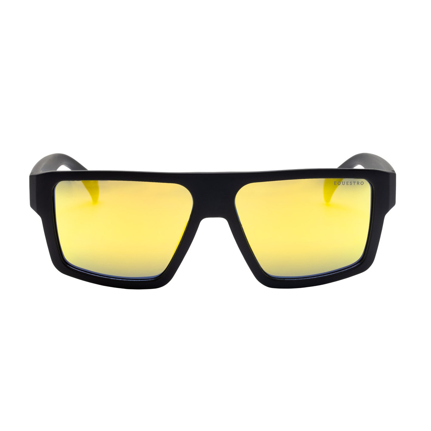 Gafas de sol deportivas polarizadas modelo Sunniva Equestro - Black Matt/Gold Revo