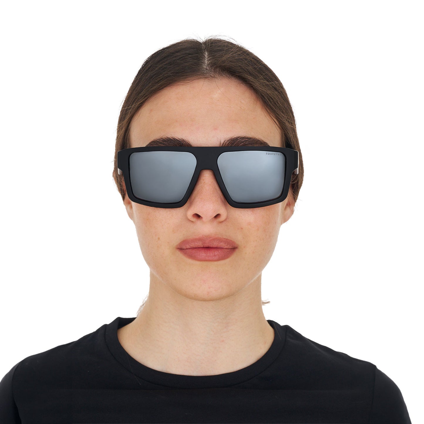 Gafas de sol deportivas polarizadas modelo Sunniva Equestro - Black Matt/Silver Revo
