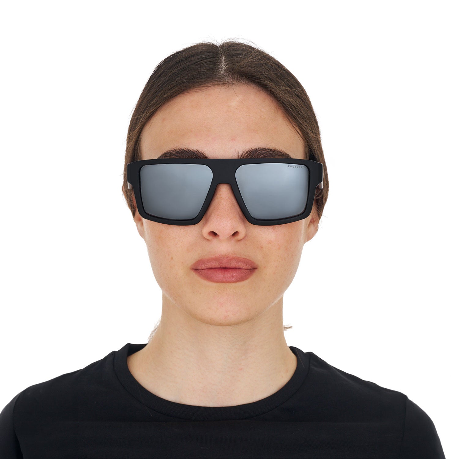 Gafas de sol deportivas polarizadas modelo Sunniva Equestro - Black Matt/Silver Revo
