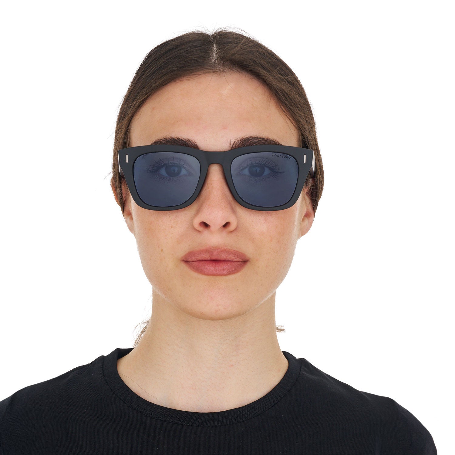 Gafas de sol deportivas polarizadas modelo Solana Equestro - Black Matt/Blue