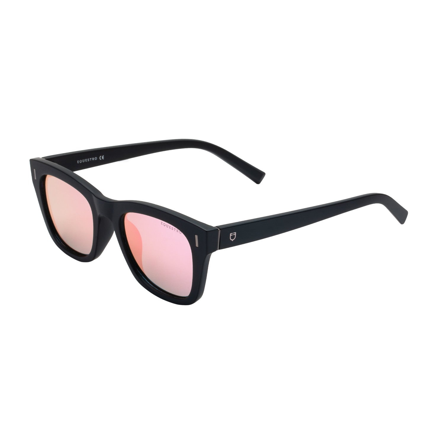 Gafas de sol deportivas polarizadas modelo Solana Equestro - Black Matt/Pink Revo