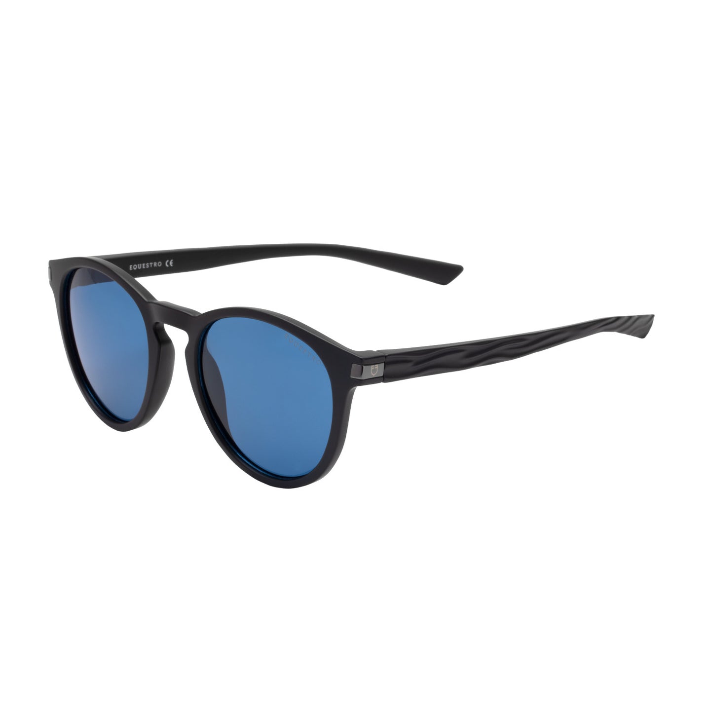 Gafas de sol deportivas polarizadas modelo Heulwen Equestro - Black Matt/Blue
